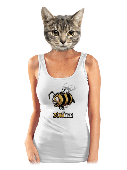 ZomBee - sárga klasszikus női trikó White