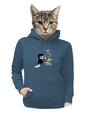 női kenguruzsebes pulóver