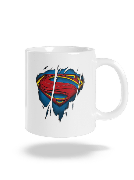 Superman Inside hagyományos bögre White