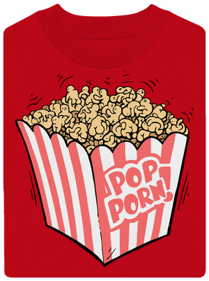 Popporn unisex crewneck Red