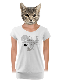 női póló elasztikus alsó szegéllyel