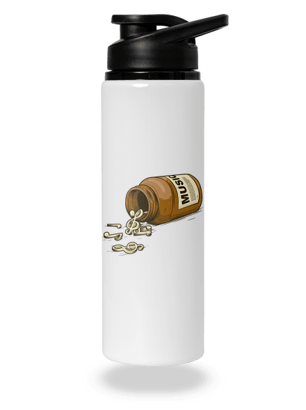 Music Pills kulacs White