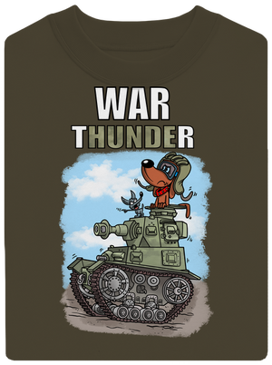 War Hunde unisex crewneck Urban Khaki