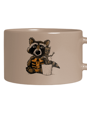 A galaxis őrzői macaron bögre Brown Macaron