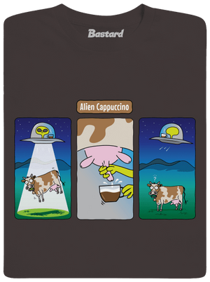 Alien Cappuccino férfi hosszú ujjú póló Bear Brown