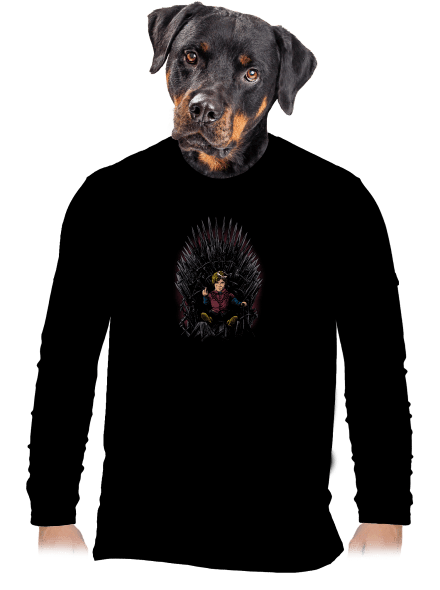 Tyrion a trónon férfi hosszú ujjú póló Black