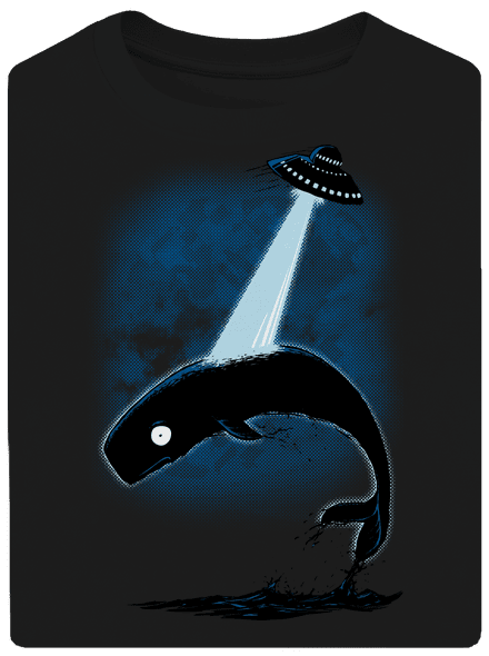 Big fish unisex túlméretezett póló Black