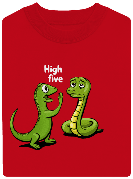 High Five unisex crewneck Red