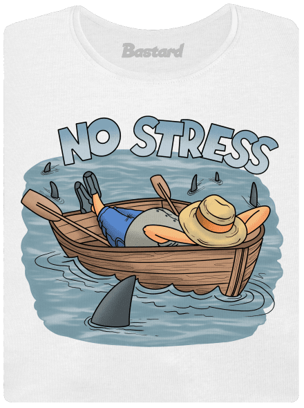 No stress prémium női póló White
