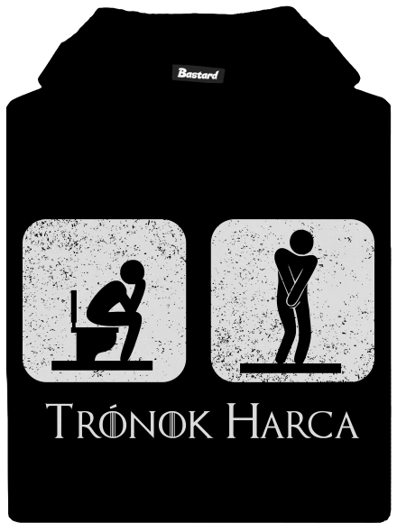 Trónok Harca gyerek kenguruzsebes pulóver Black