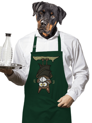 Nanopyr kötény Bottle Green