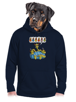 férfi kenguruzsebes pulóver