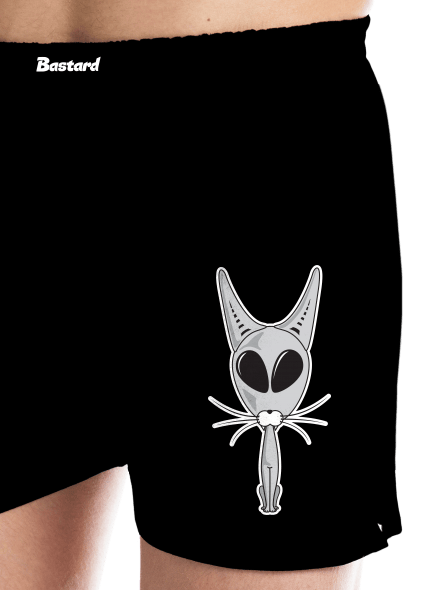 UFO cat férfi alsó nadrág Black