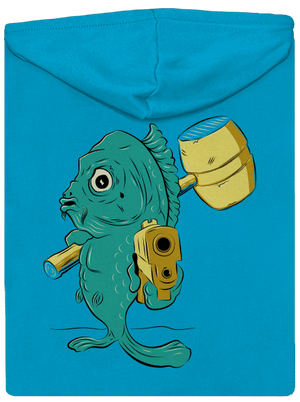 Utolsó karácsony este cipzáras női pulóver Blue Atol