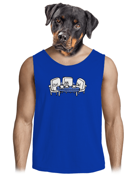 Elválaszthatatlan haverok férfi trikó Royal Blue