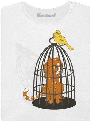 Madár bosszúja prémium női póló White