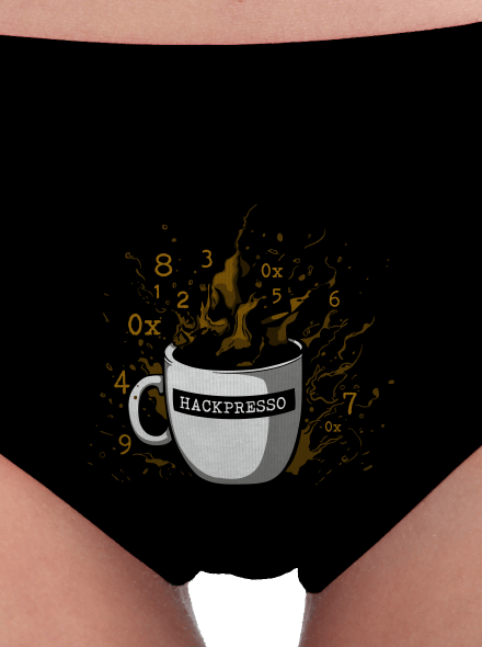 Hackpresso  női bugyik Black
