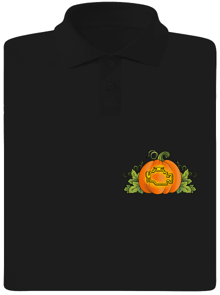 Kísérteties Halloween férfi pólóingek Black