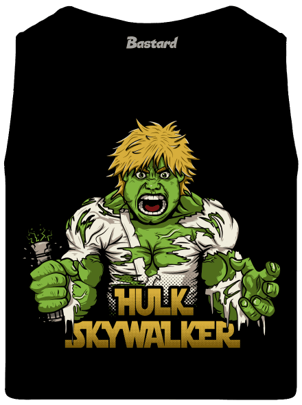 Hulk Skywalker férfi trikó Black