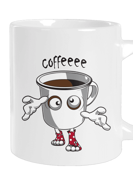Zombie coffee nagy bögre White
