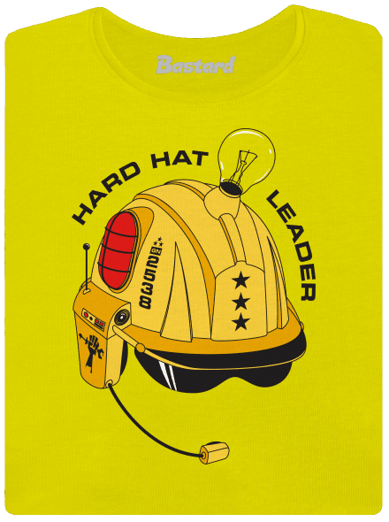 Hard hat leader prémium női póló Lemon