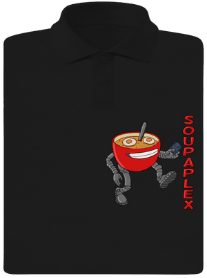 Soupaplex férfi pólóingek Black