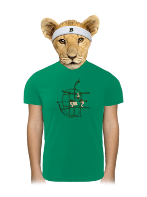 Alma gyerek sport póló Kelly Green Mal