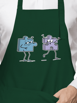  kötény Bottle Green