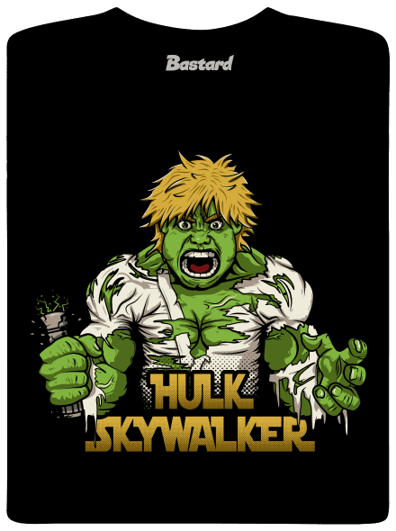 Hulk Skywalker férfi hosszú ujjú póló Black