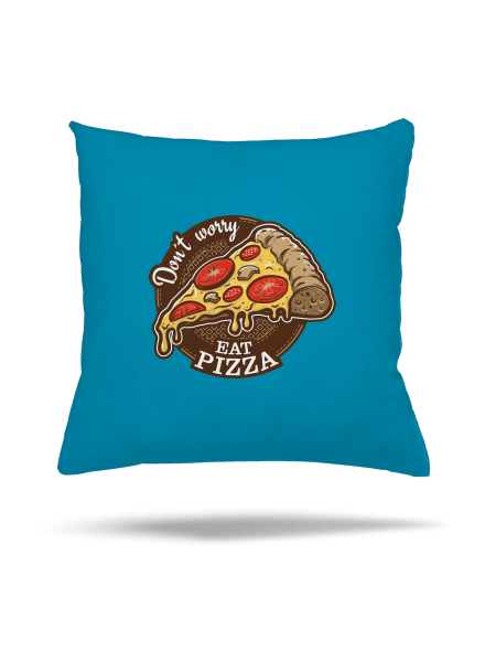Pizza párna Blue Turquoise
