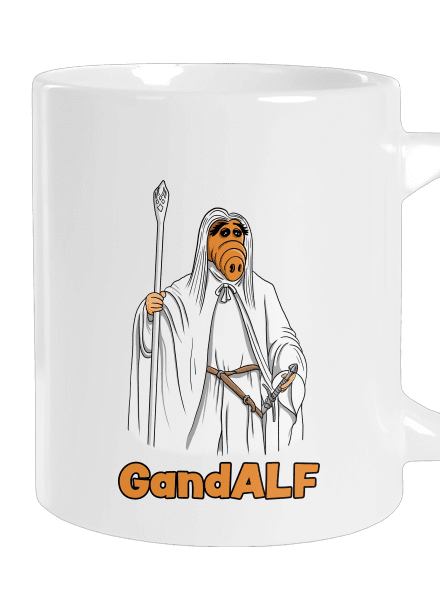 GandALF nagy bögre White