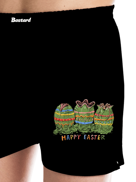 Happy easter férfi alsó nadrág Black