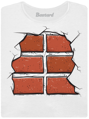 Téglák prémium női póló White