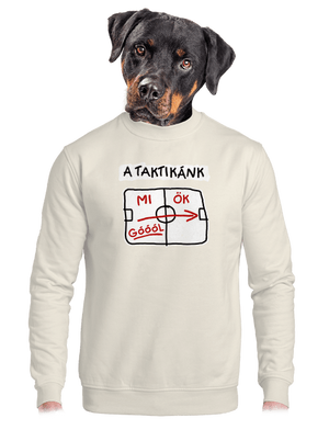 A taktikánk unisex crewneck Off White