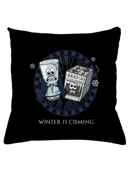 Winter is coming párna Black