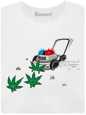 Ganja bust prémium női póló White