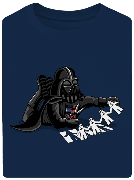Trooper klónozás unisex túlméretezett póló Midnight Blue