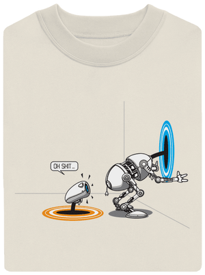 Portal surprise unisex crewneck Off White