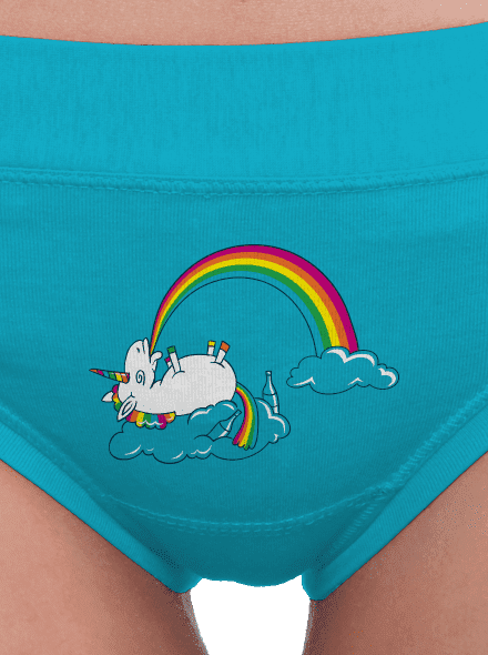 A szivárvány titka női bugyik Turquoise