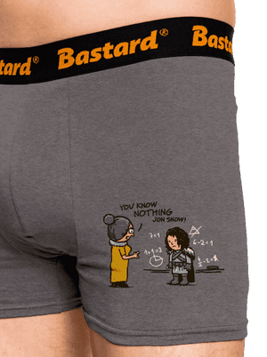 You know nothing boxeralsó Gray Melange