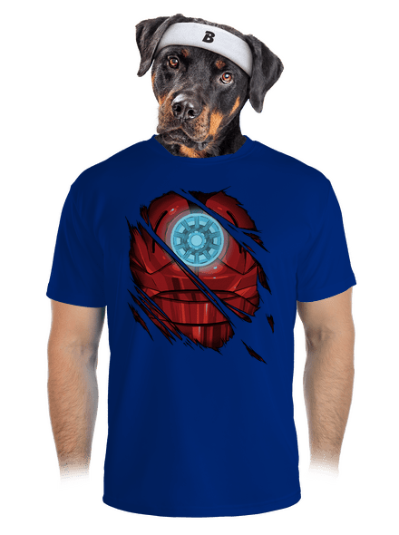 Ironman férfi sportpóló Royal Blue Mal