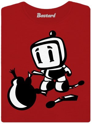 Bomberman prémium női póló Red Mal