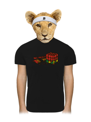 No problem gyerek sport póló Black