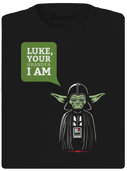Mr. Yoda: Your grandpa I am női sportpóló Black
