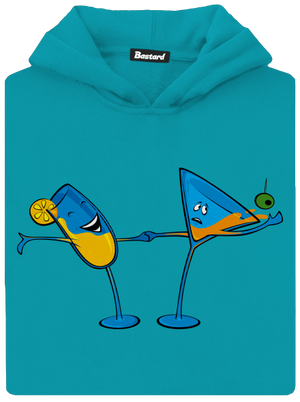 Drinx gyerek kenguruzsebes pulóver Hawaiian Blue