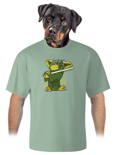 Yoda a nádasban unisex túlméretezett póló Sage