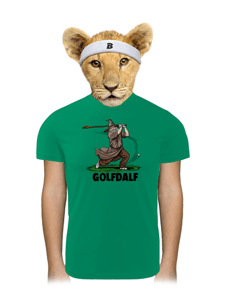 Golfdalf gyerek sport póló Kelly Green Mal