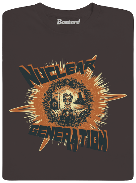 Nuclear generation 2 férfi hosszú ujjú póló Bear Brown