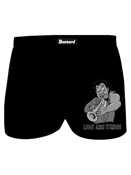 Louis Armstrong férfi alsó nadrág Black