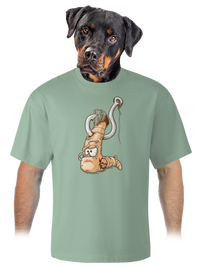 unisex túlméretezett póló